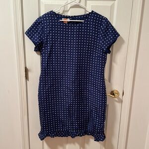 Pure and Simple polka‎ dot silk dress